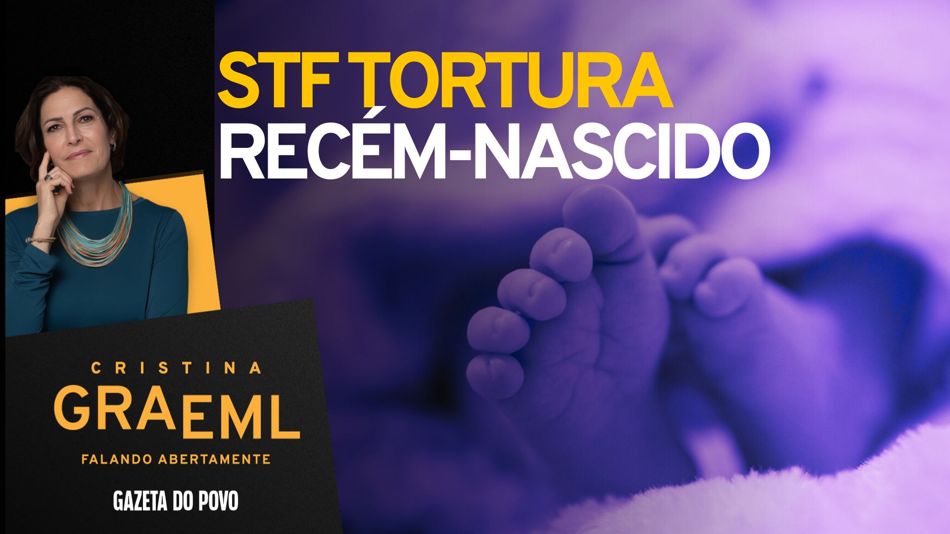 No programa deste domingo (14) Cristina Graeml denuncia o drama vivido pela família do humorista Bismark, preso político do 8/1.