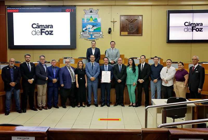 Cidadão honorário Foz do Iguaçu Jorbel Griebeler