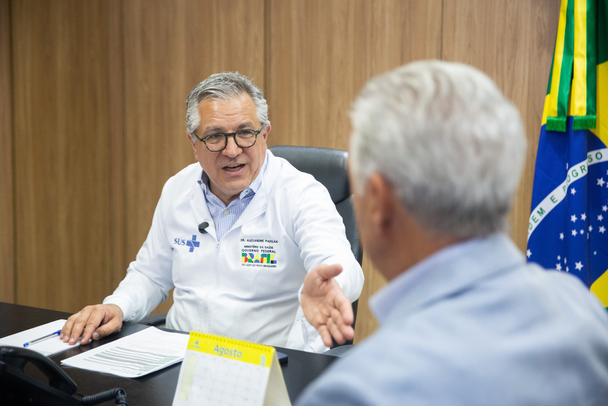 Ministro da Saúde, Alexandre Padilha: &#8220;Eu não quero ir para os Estados Unidos&#8221;.