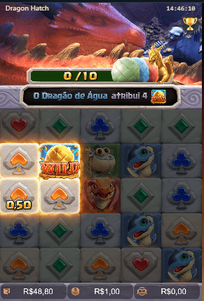 Tela inicial do Dragon Hatch