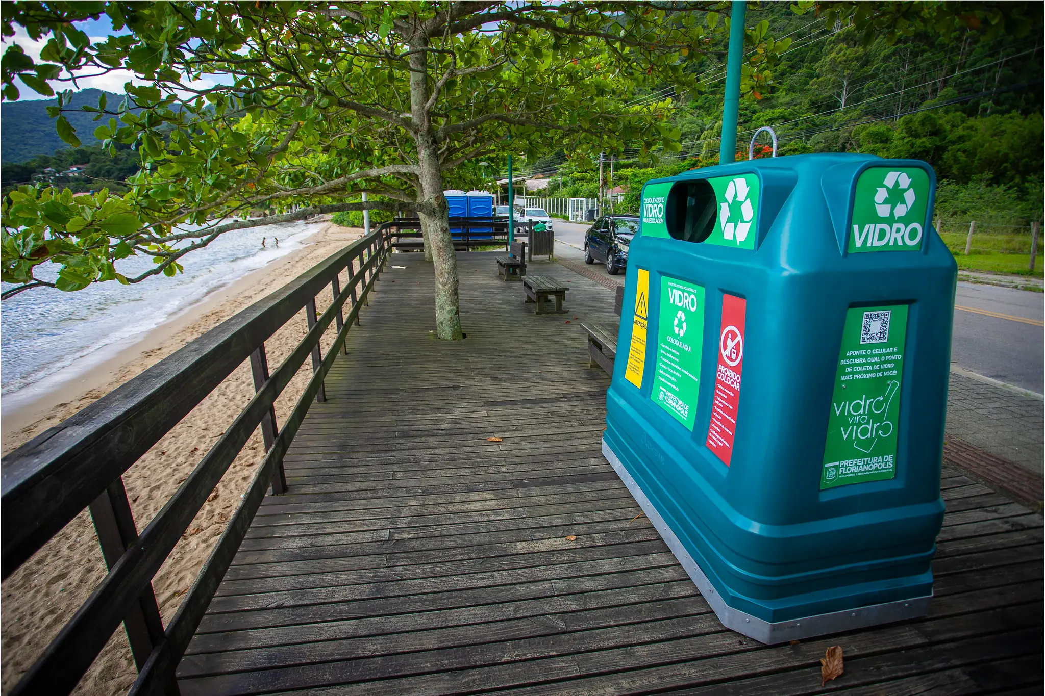 Pontos de Entrega Voluntária (PEVs) permitiram a ampliação da coleta seletiva para toda a cidade.