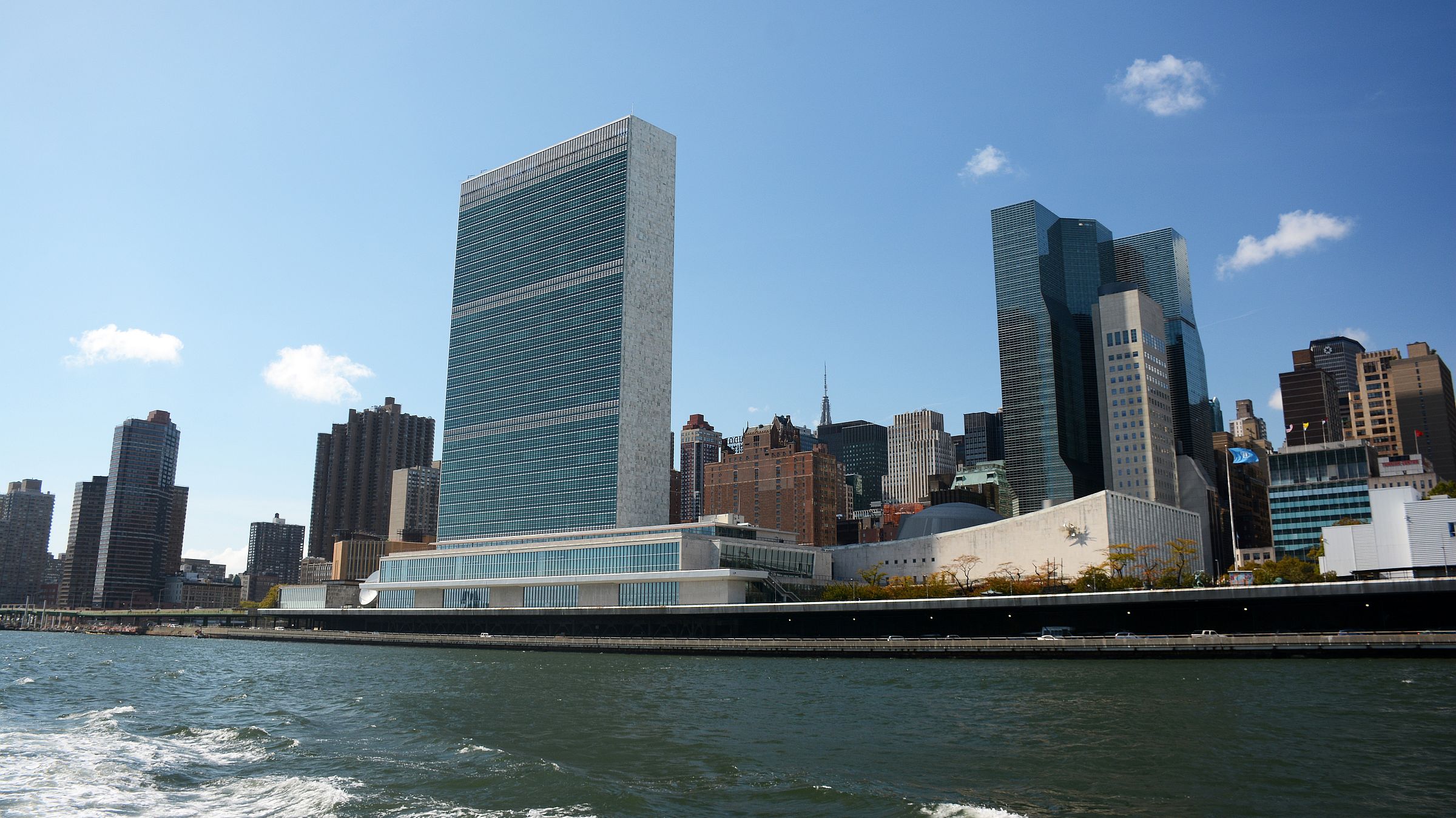 A sede da ONU, em Nova York (EUA).