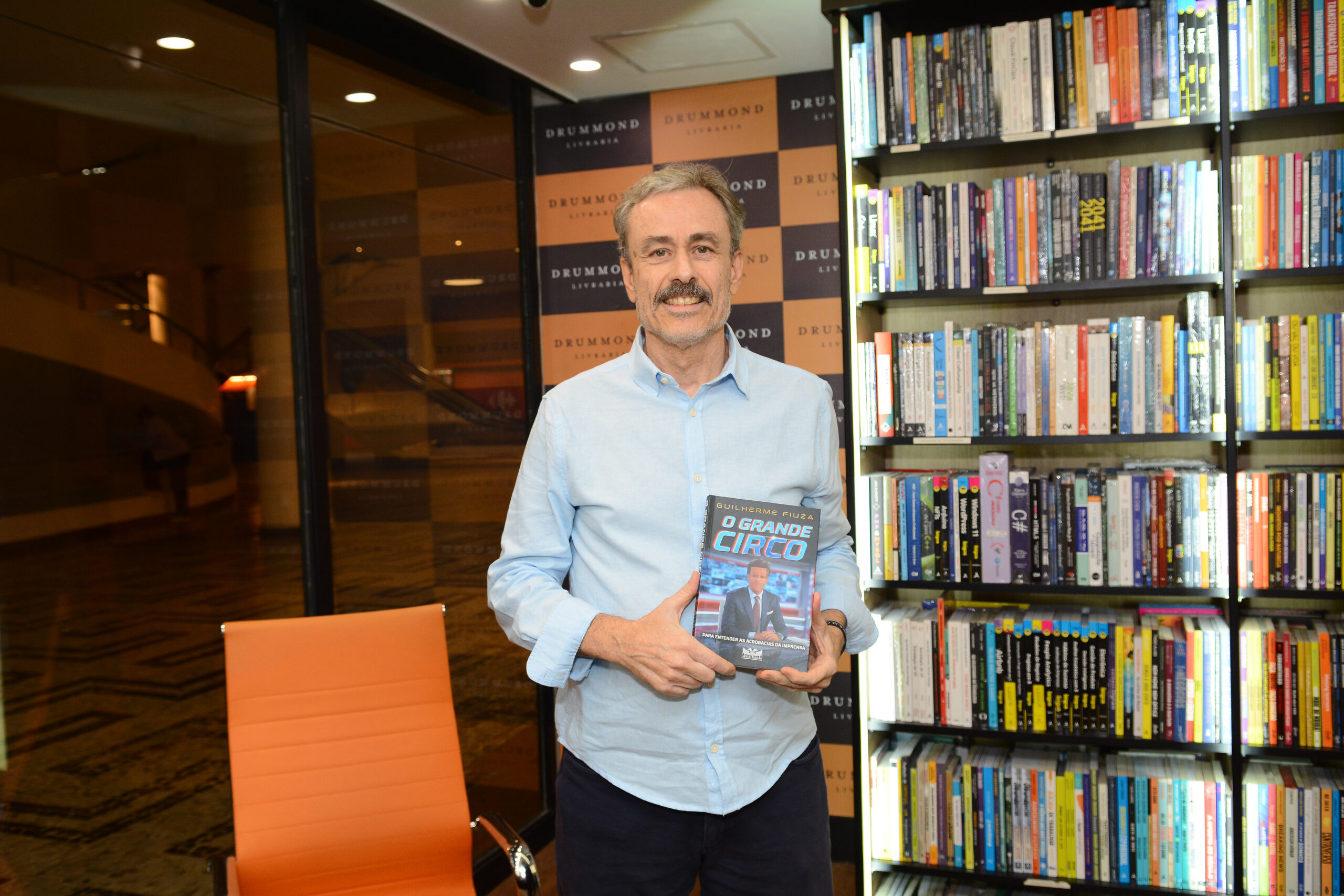 Em &#8220;O Grande Circo&#8221;, seu novo livro, Guilherme Fiuza disseca a crise e a manipulação no noticiário contemporâneo