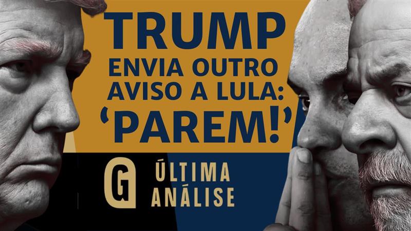 No programa Última Análise desta segunda-feira (22), convidados analisam últimas investidas de Donald Trump contra Alexandre de Moraes na recepção a Lula nos EUA.