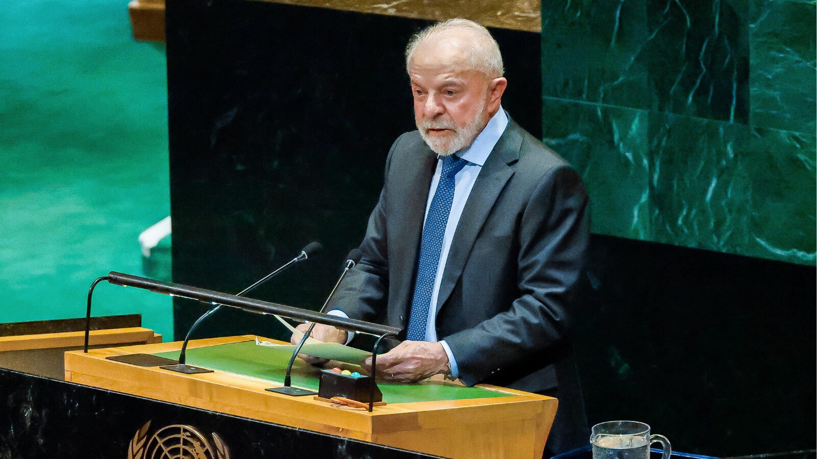Presidente Lula discursa na ONU em 22 de setembro:  sob o PT. diplomacia isolou o Brasil.