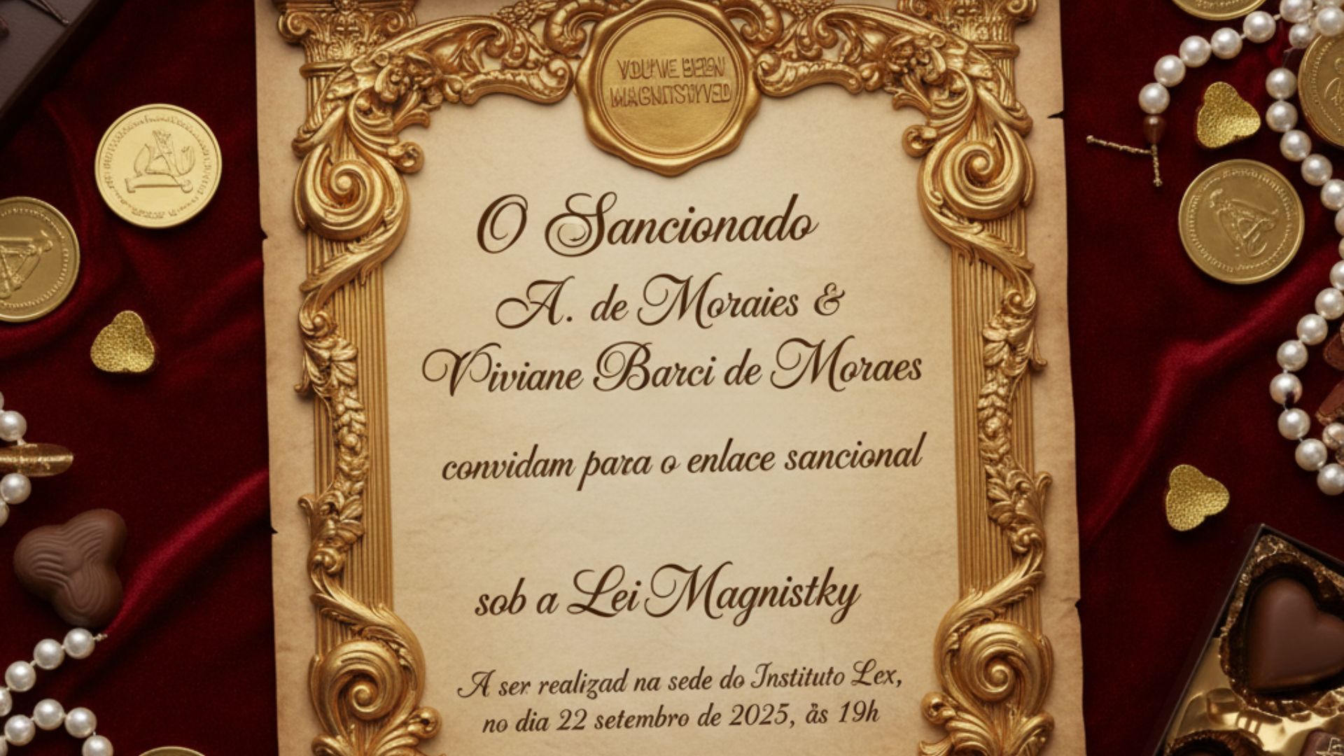 Eu vos declaro Sancionado e Sancionada!