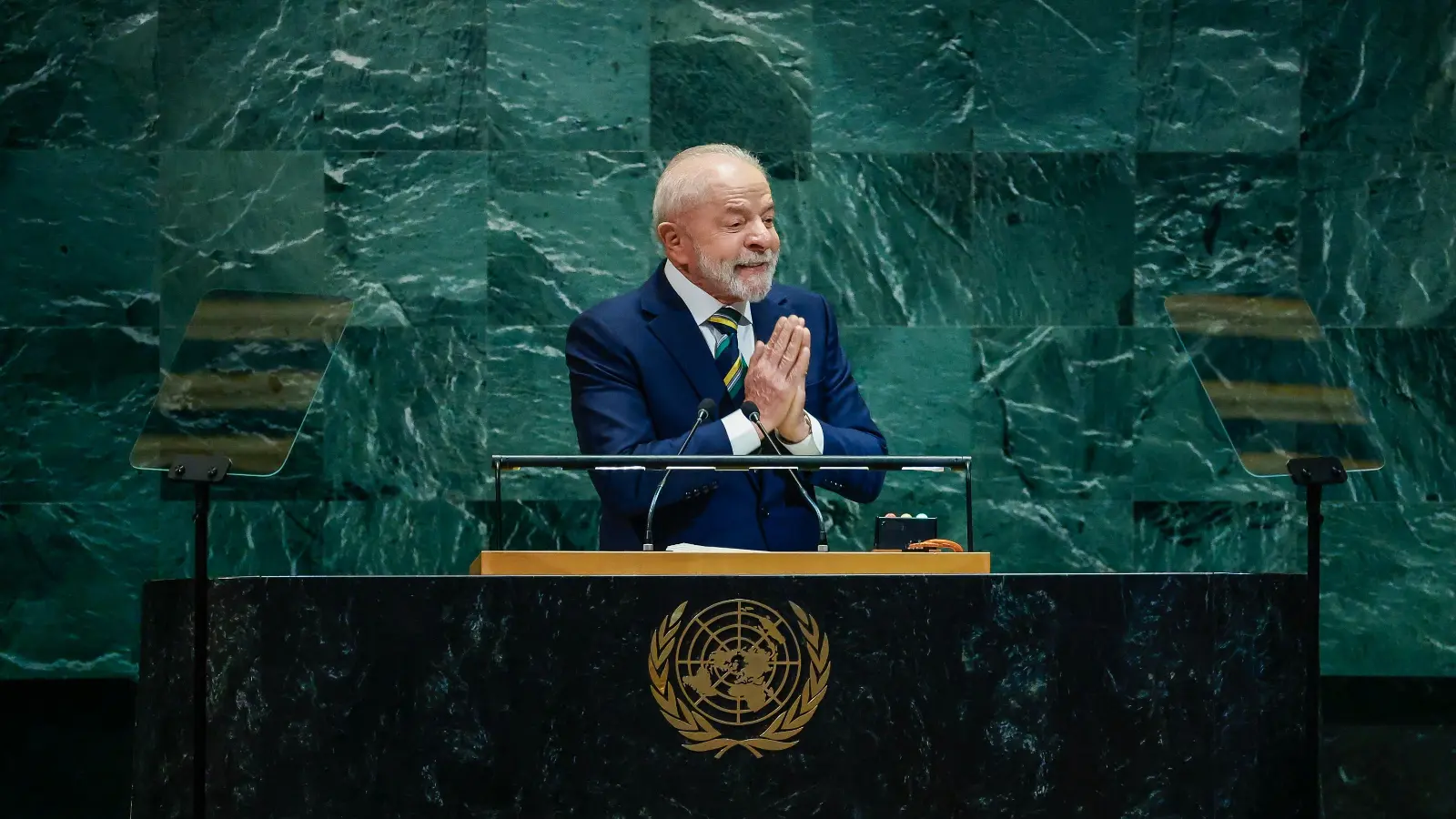 Lula na Assembleia Geral da ONU: discurso de soberania e enfrentamento adotado desde o tarifaço não sustenta a aprovação presidencial até 2026, dizem analistas.