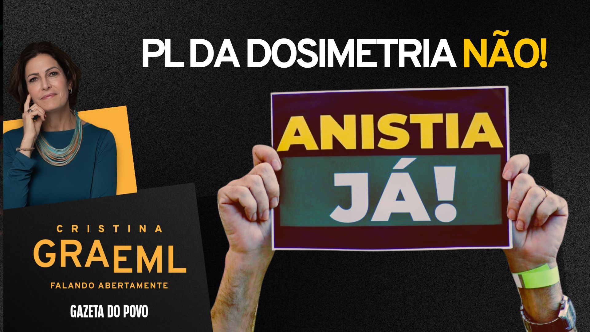No programa deste domingo (28) Cristina Graeml comenta pesquisa que atualiza os números de presos políticos e condenados pelo 8 de janeiro