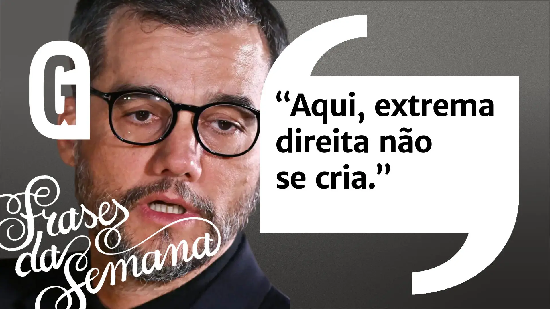 Declaração de Wagner Moura sobre a "extrema direita" é destaque nesta edição do Frases da Semana da Gazeta do Povo.