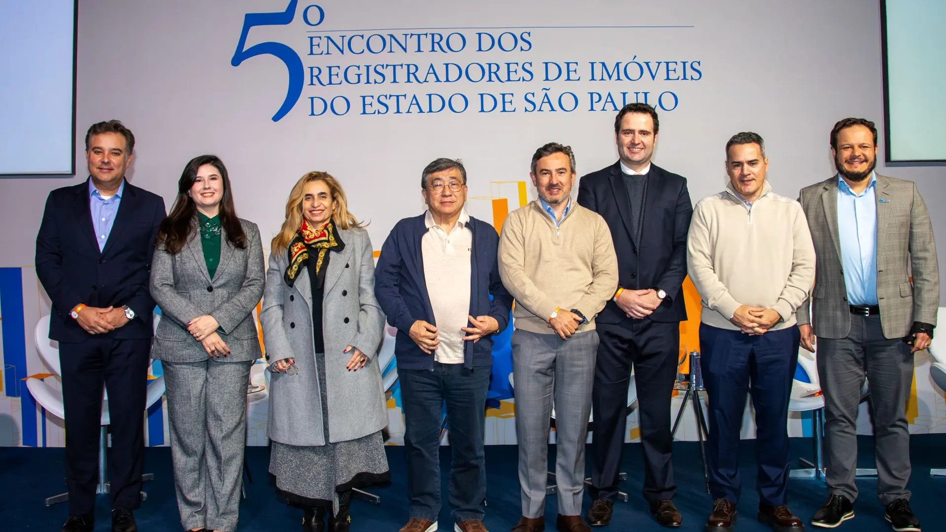 Diretoria da Arisp durante encontro dos registradores, realizado em ITU, em junho de 2025.
