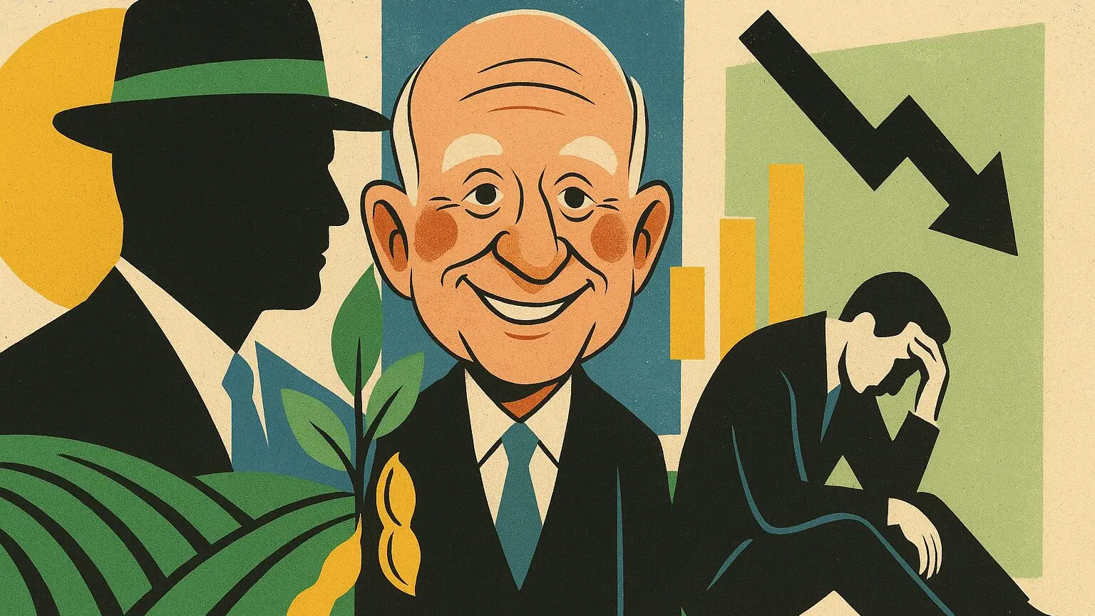 Olacyr de Moraes, o Rei da Soja: empresário nascido no interior paulista revolucionou a agricultura brasileira no Cerrado, mas terminou a vida com dívidas estimadas em US$ 1 bilhão