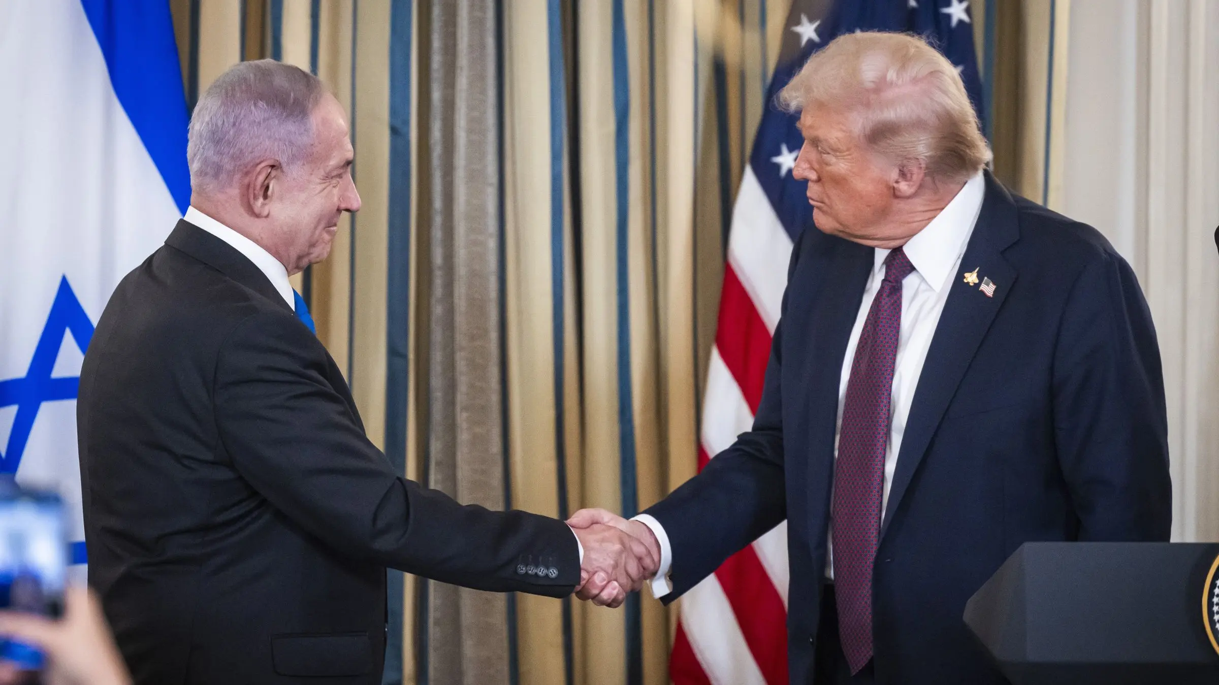 trump plano paz israel palestinos