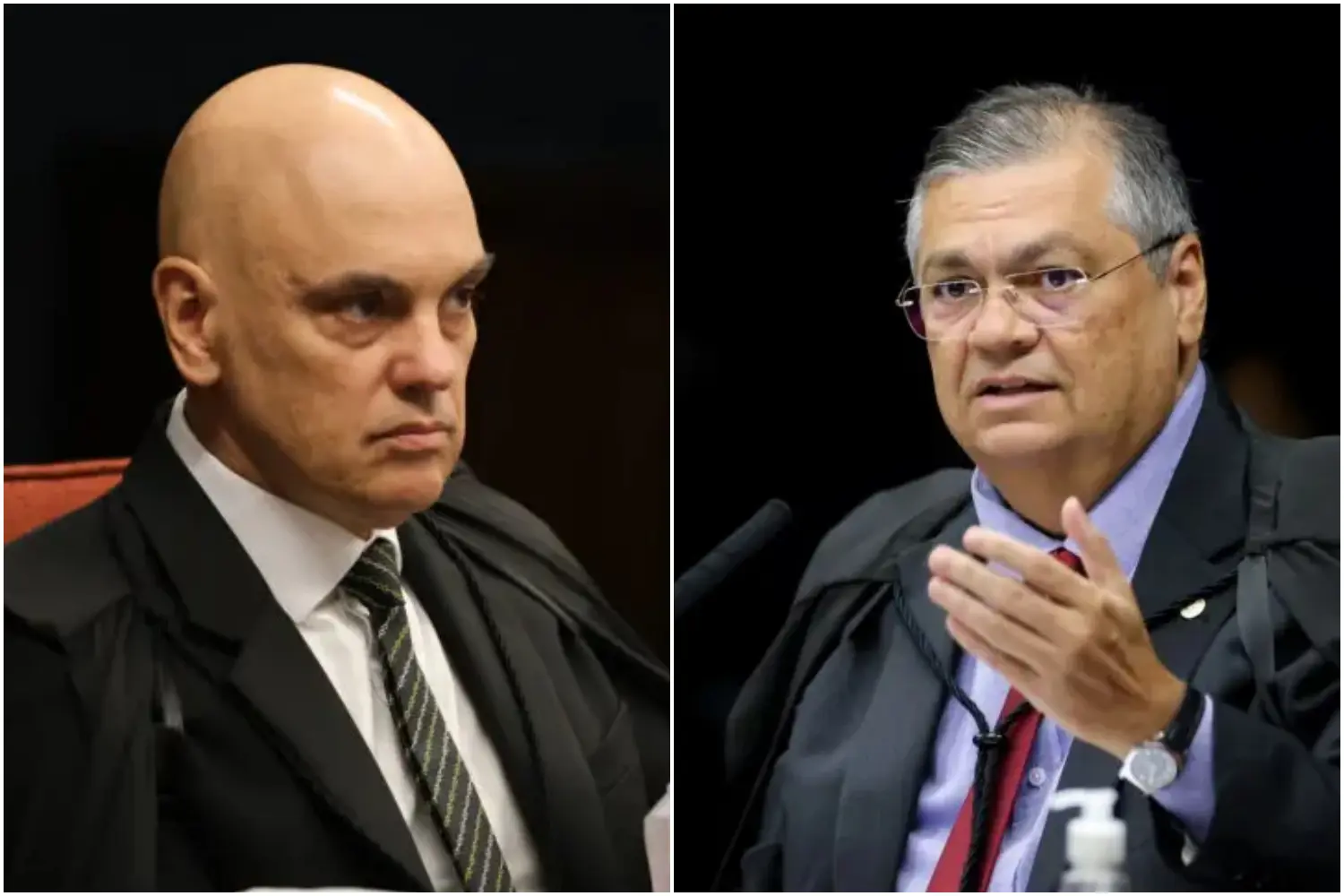 O ministro Alexandre de Moraes, do STF, determinou que plataformas digitais revelem dados de perfis suspeitos de ameaçar Flávio Dino e um delegado da PF.