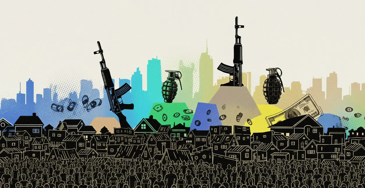 O controle do crime organizado no Brasil é o mais amplo entre 18 países na América Latina, incluindo alguns bastante conhecidos pela violência armada dos grupos criminosos, como México e El Salvador.