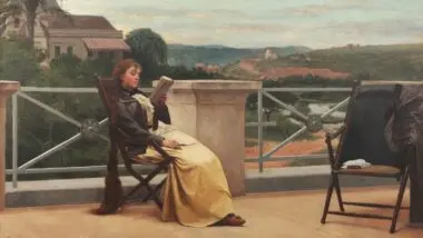 "Leitura", quadro de Almeida Júnior (1892)