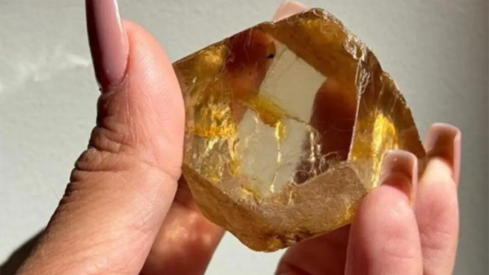 O segundo maior diamante encontrado em Coromandel e no Brasil: uma pedra bruta de 646,78 quilates (cerca de 129,36 gramas), descoberta em maio de 2025.