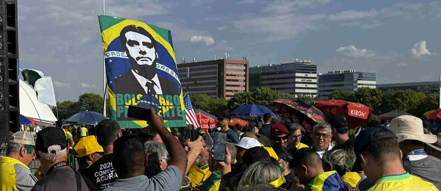 Manifestação pela anistia ocorrida em Brasília no mês de outubro.