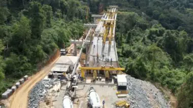 Cortes no orçamento destinado a rodovias de Santa Catarina podem afetar obras como a do elevado da BR-280, em Jaraguá do Sul.