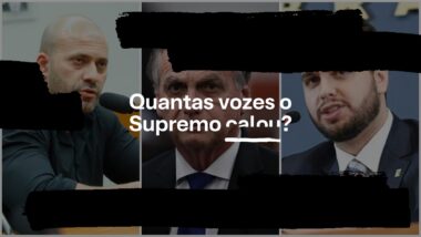Daniel Silveira, Jair Bolsonaro e Filipe Martins são alvos de medidas análogas às de uma morte civil. Imagem referente a matéria