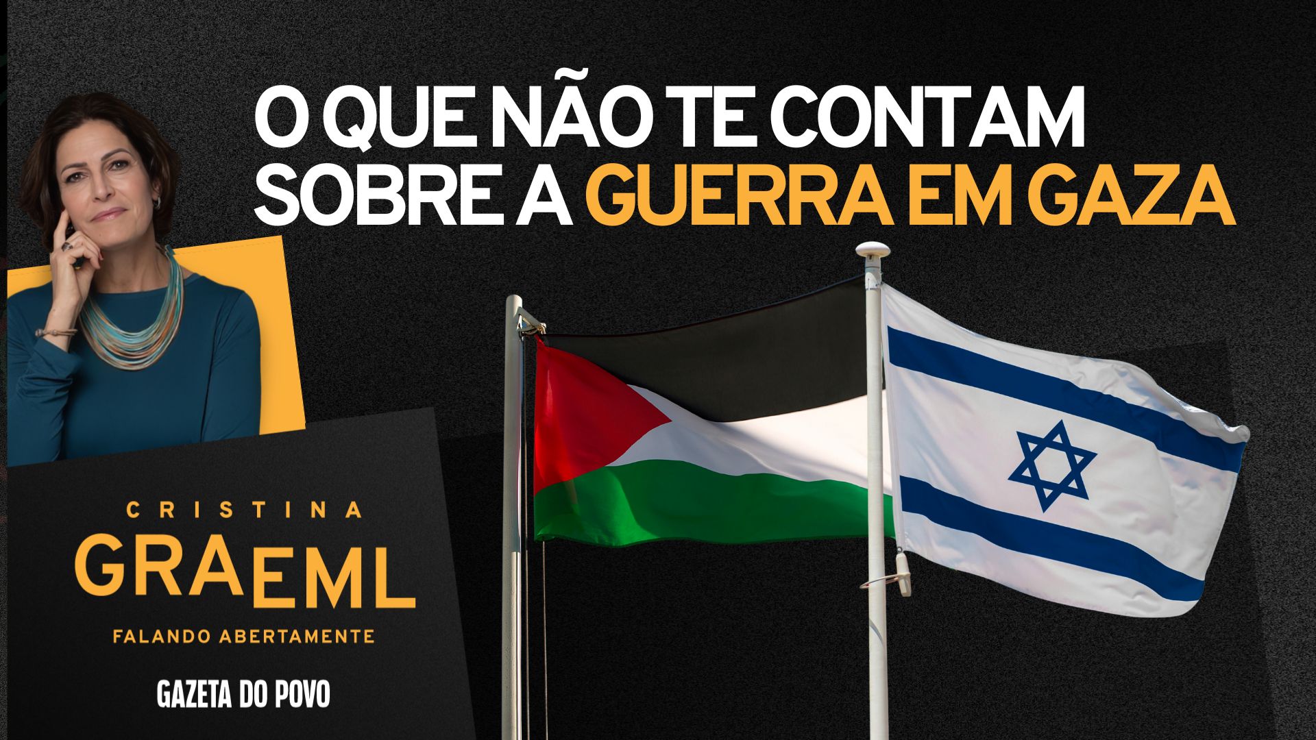 No programa Falando Abertamente deste domingo (12) Cristina Graeml analisa o acordo de paz mediado por Trump entre Israel e Gaza.