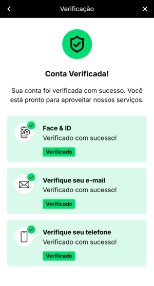 Passo 3 na verificação de identidade da KTO