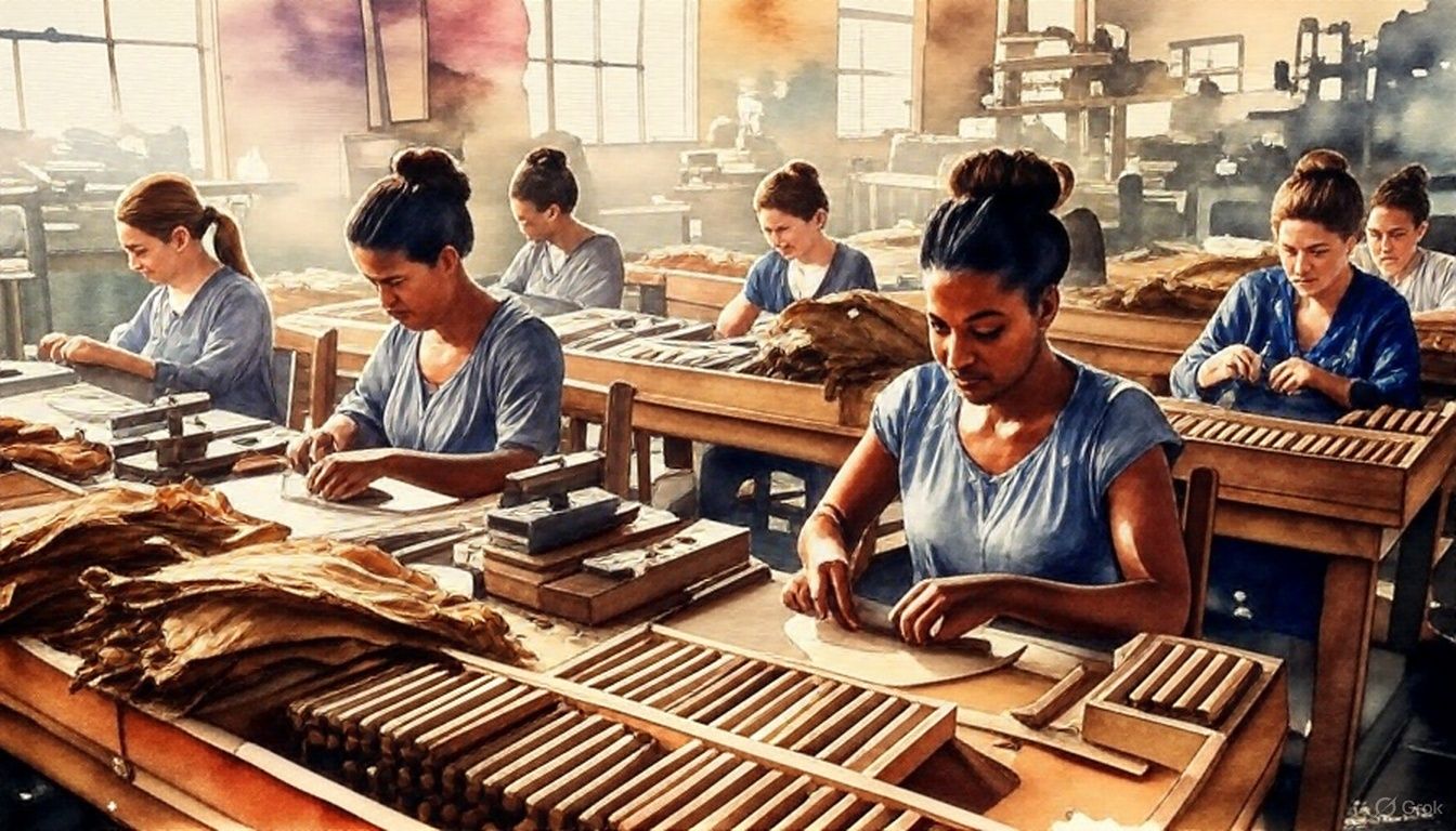 Produção de charutos artesanais movimenta economia do Recôncavo Baiano e gera milhares de empregos.