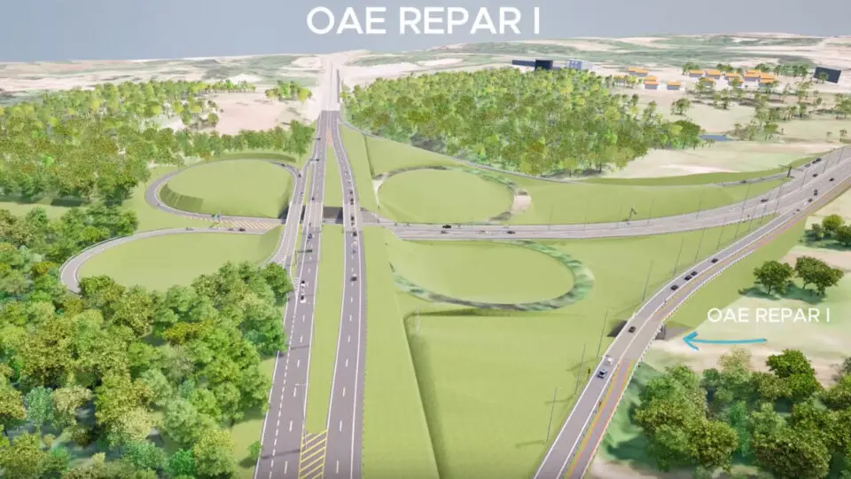 Obra do novo Contorno Sul será feita em pavimento de concreto, projetado para ter vida útil superior a 20 anos antes da necessidade de grandes reparos