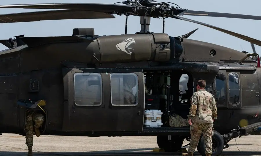 Helicóptero Black Hawk modelo H-60.