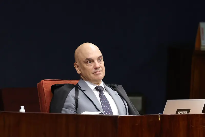 Alexandre de Moraes, durante julgamento do núcleo 4.