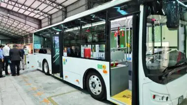 Fábrica de ônibus elétricos Paraguai