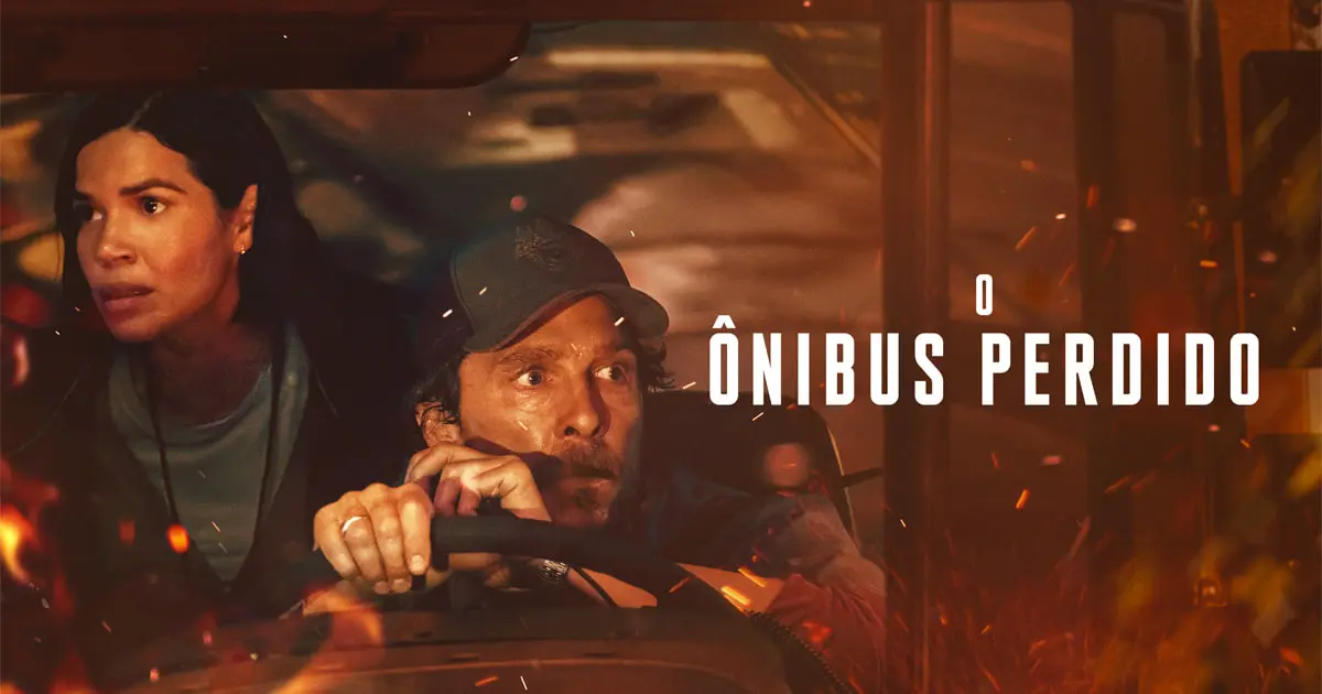 America Ferrara e Matthew McConaughey estão em "O Ônibus Perdido"