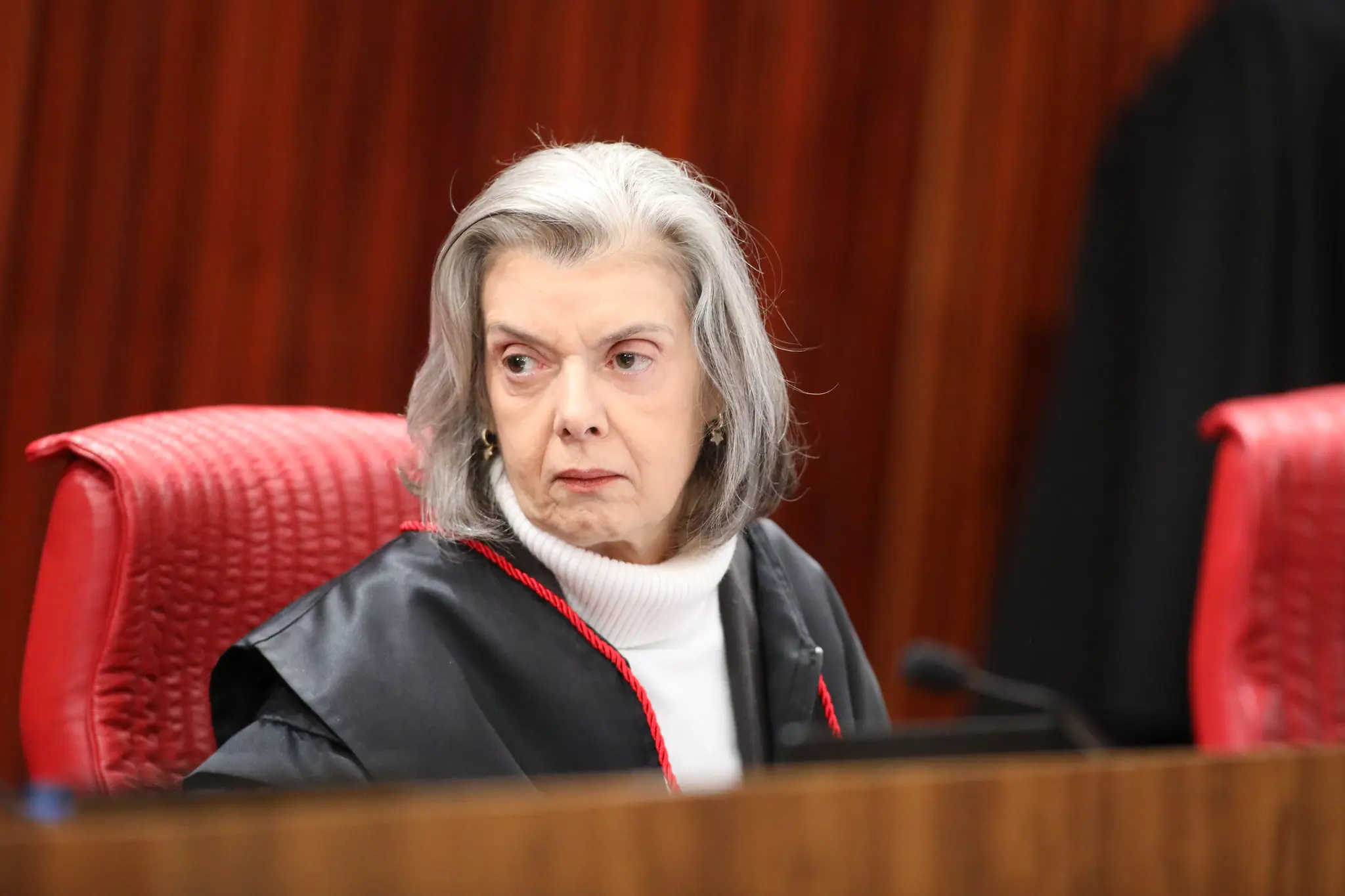 Ministra do STF Cármen Lúcia, que também integra o Tribunal Superior Eleitoral. No Supremo, ela julga uma ação que questiona mudanças na Lei da Ficha Limpa.