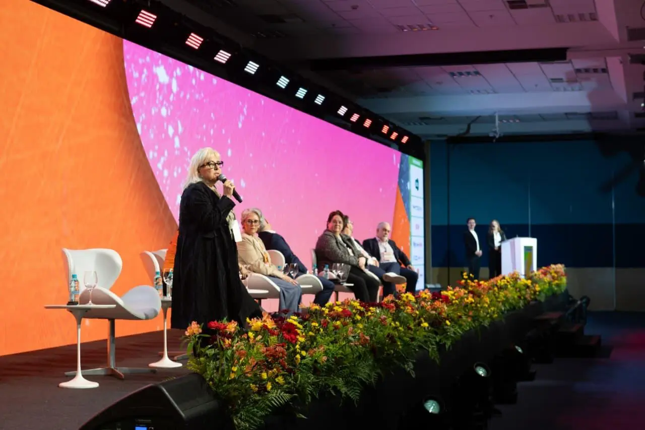 Presidente da ABRH Brasil, entidade que completou 60 anos, Leyla Nascimento, durante a abertura do XVIII CONPARH