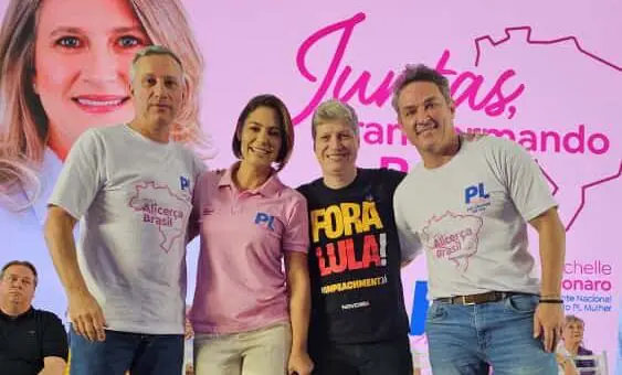 Em evento no RS, Michelle Bolsonaro falou sobre oportunismo da esquerda nas igrejas.