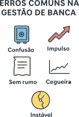 Erros comuns na gestão de banca
