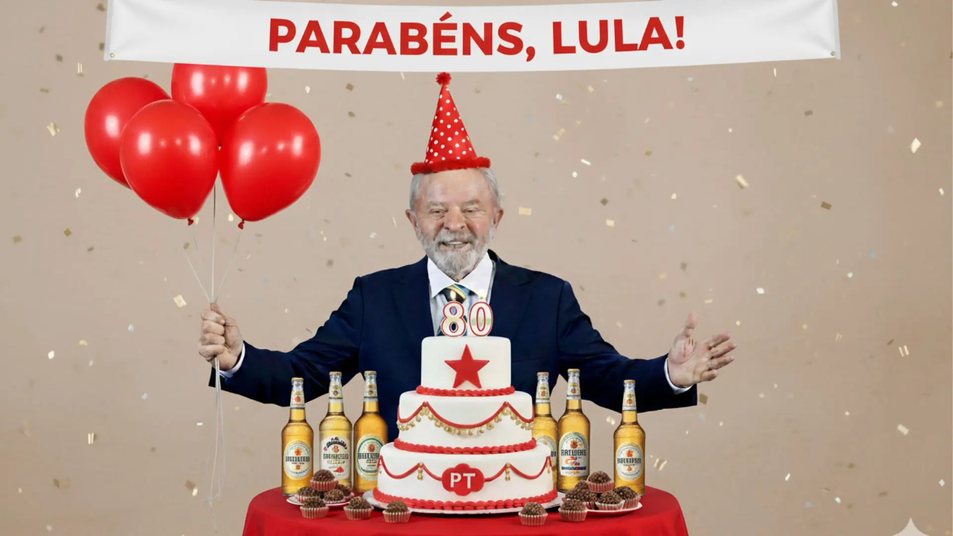 LULA 80 ANOS PARABÉNS