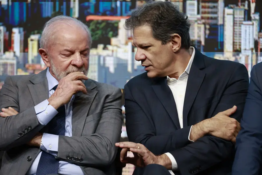 Lula e Fernando Haddad.