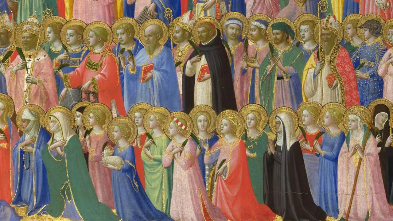santos fra angelico retabulo de fiesole