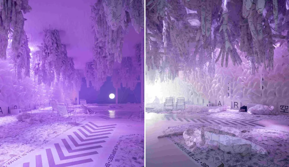 Exposição no pavilhão do Brasil na Expo Osaka 2025, organizado pela ApexBrasil