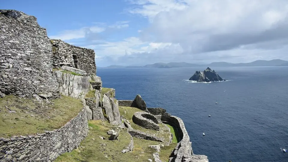 Ilha de Skellig Michael, na Irlanda.