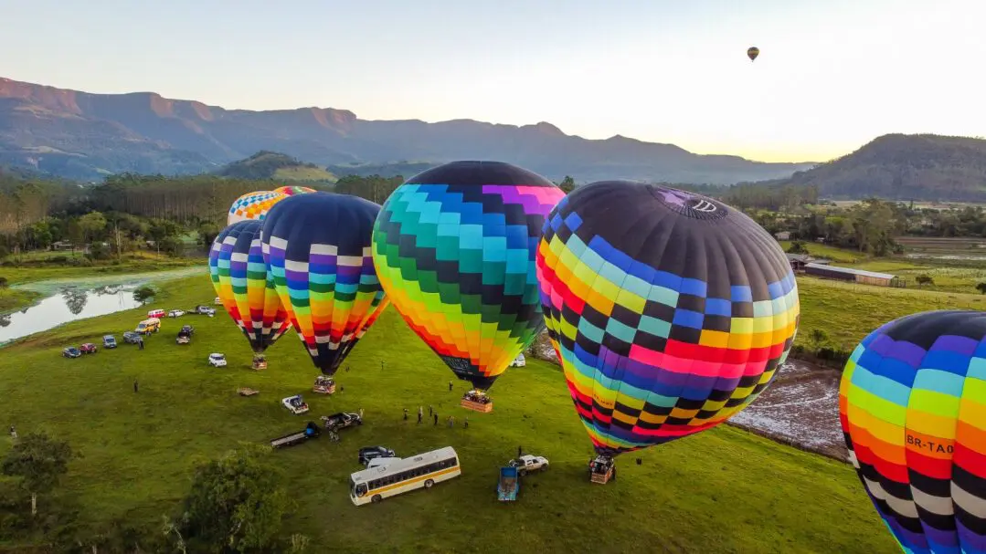 Balonismo chegou a ser suspenso em cidade de SC.