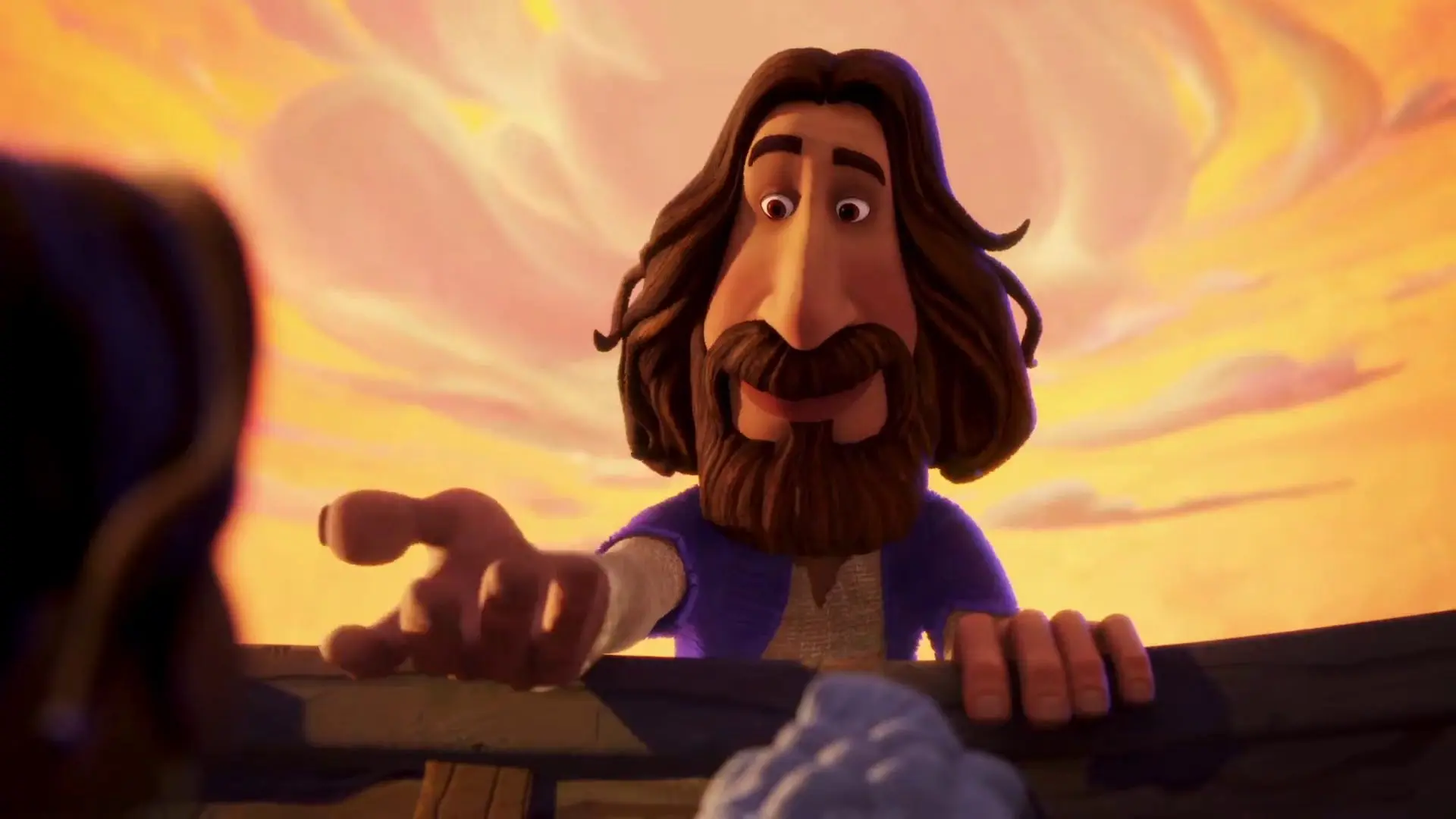 A voz de Jesus na animação é de Jonathan Roumie, que faz o mesmo papel em "The Chosen"