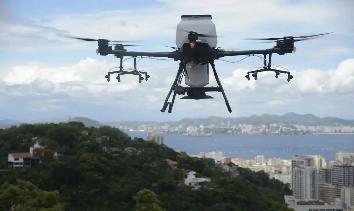 Drone do governo do estado do Rio de Janeiro.