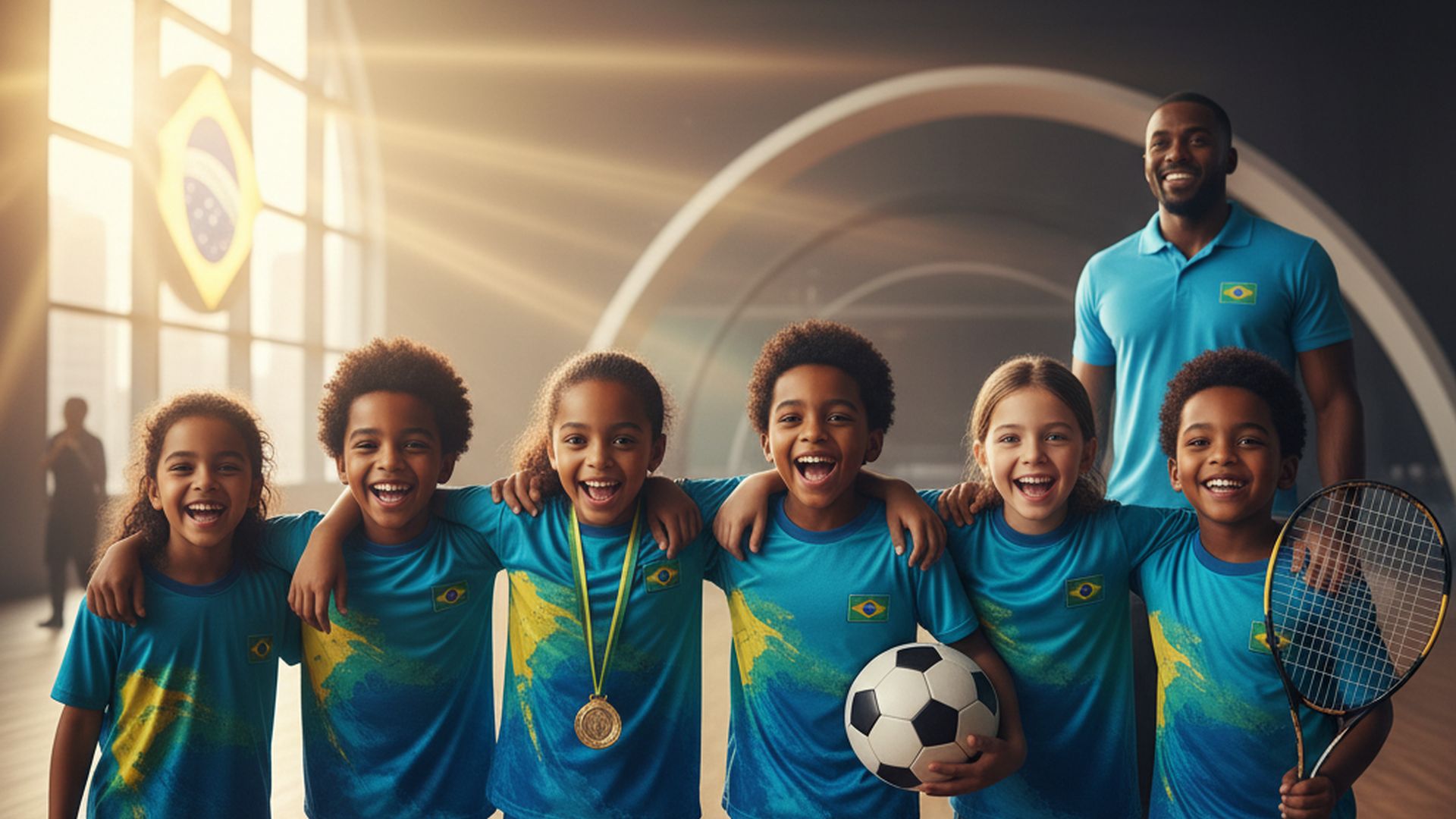 O futuro do esporte brasileiro brilha mais forte com o apoio certo! ???? Investir no esporte é investir em educação, inclusão e novas oportunidades para crianças e jovens em todo o país. Vamos juntos construir um legado de campeões dentro e fora das quadras.