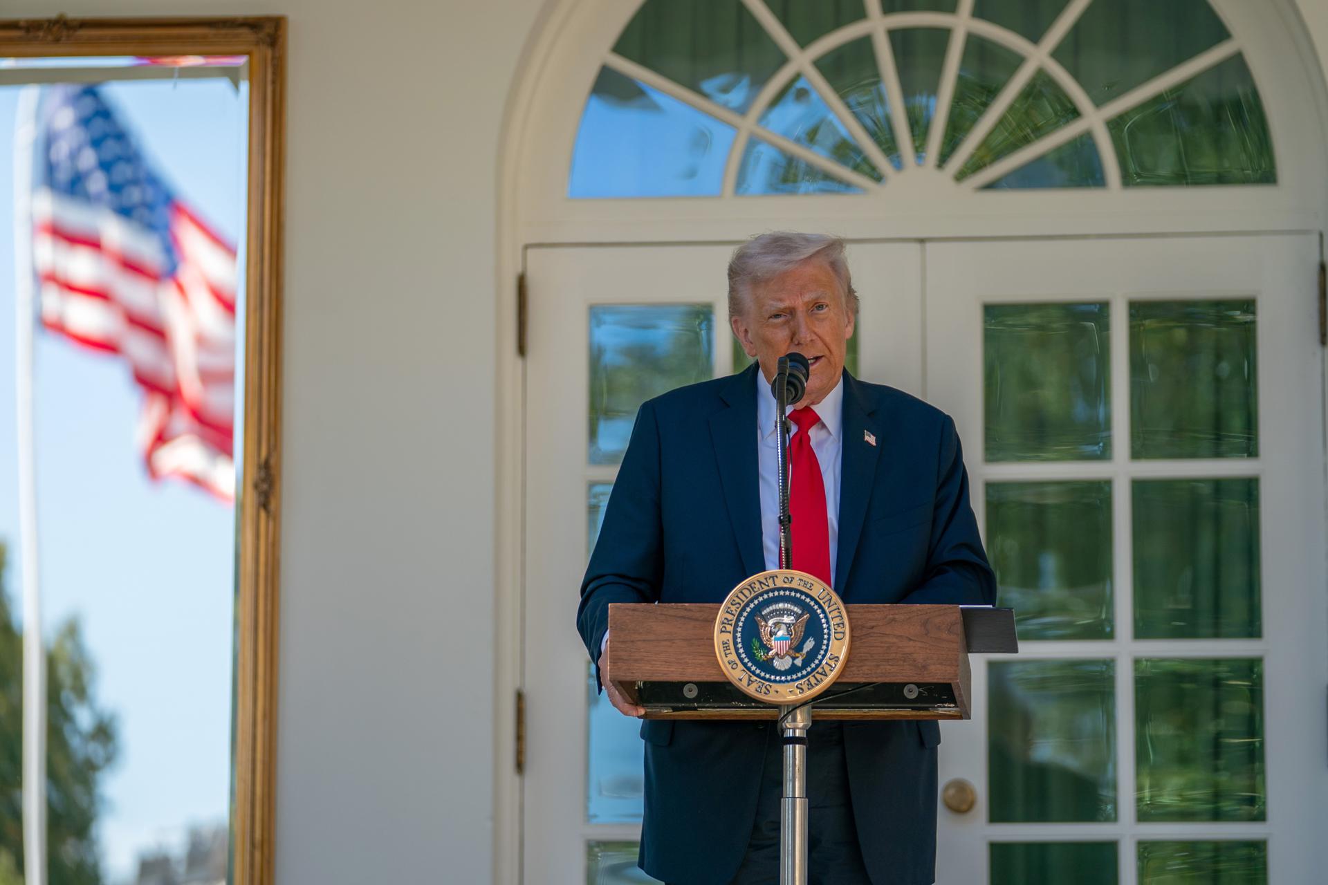 Trump fala sobre relação com a China e renova ameaças a Maduro