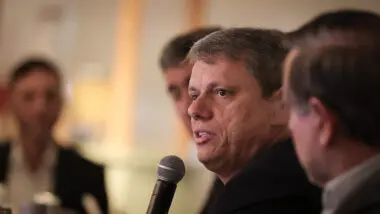 Tarcísio Gomes de Freitas, governador do estado de São Paulo.