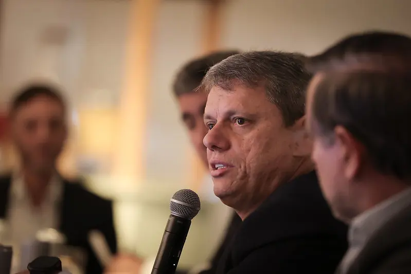 Tarcísio Gomes de Freitas, governador do estado de São Paulo.