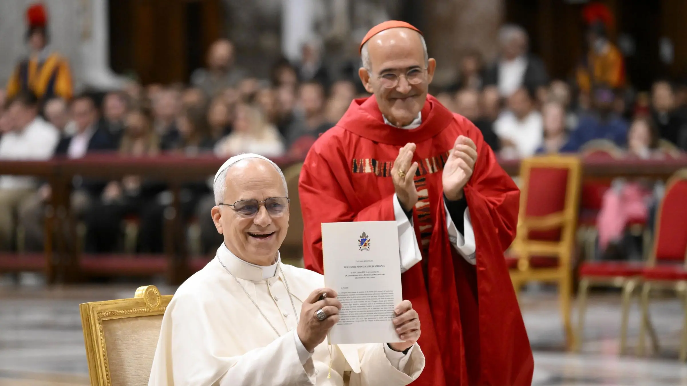 Leão XIV educação católica Desenhar novos mapas de esperança