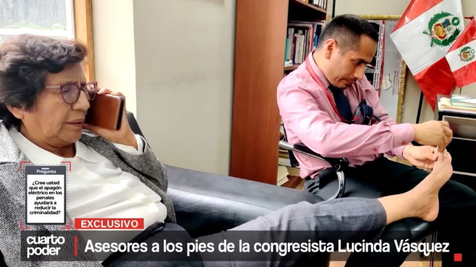 Congresso do Peru vai investigar deputada que colocou assessor para cortar suas unhas do pé