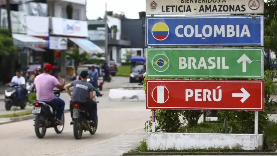 Tríplice fronteira entre Brasil, Colômbia e Peru, local por onde passava o carregamento de drogas controlado por Cleiton Souza da Silva